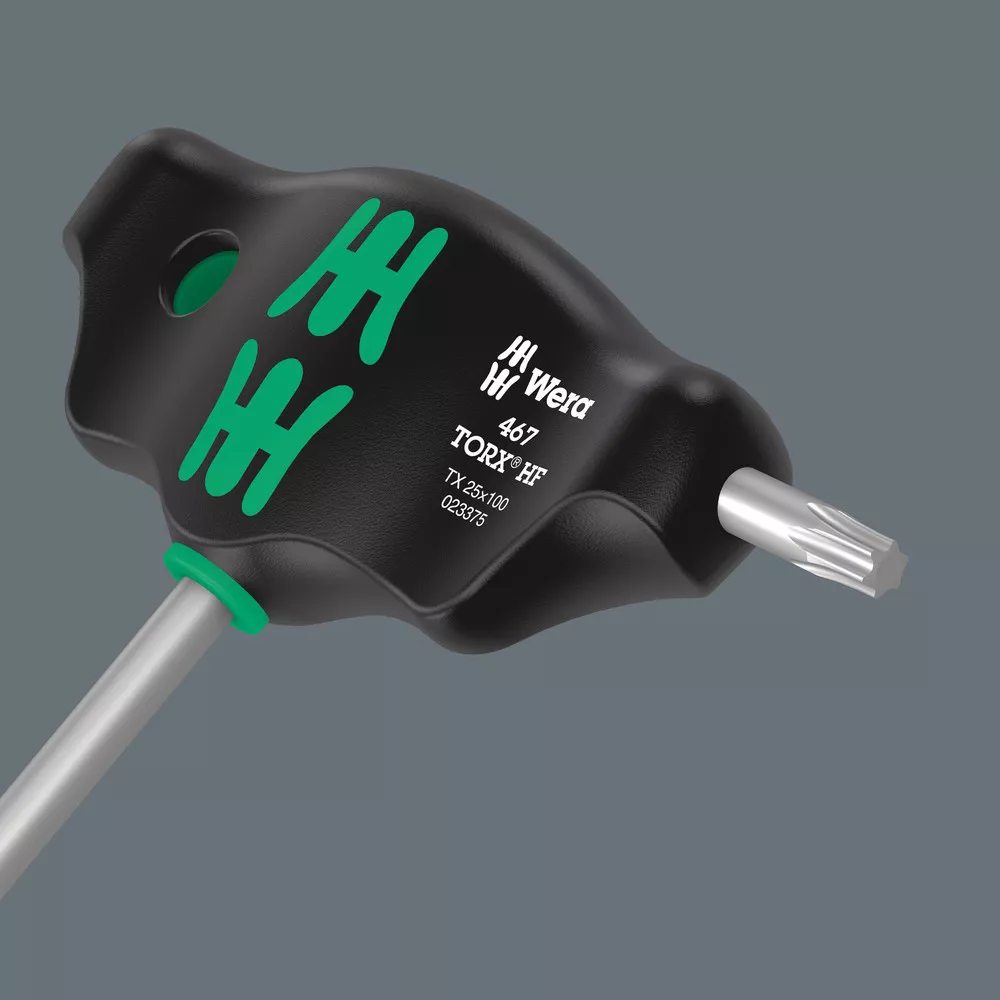467/7 TORX® HF Set 1 Schraubendrehersatz Quergriff TORX® Schraubendreher mit Haltefunktion