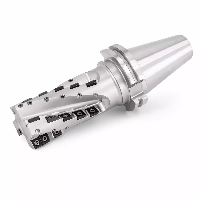 Igelfräser Monoblock von ZCC Cutting Tools, Ø 63x134 mm, 4 Zähne, SP12, SK50 DIN69871