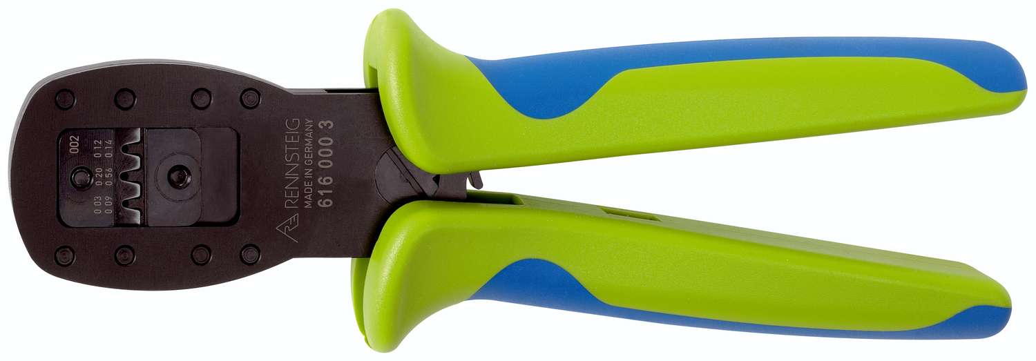 Crimpzange PEW 6 für TE - Modul IV (Tandem), mit Kontaktaufnahme Crimpzange PEW 6 für TE - Modul IV (Tandem), mit Kontaktaufnahme