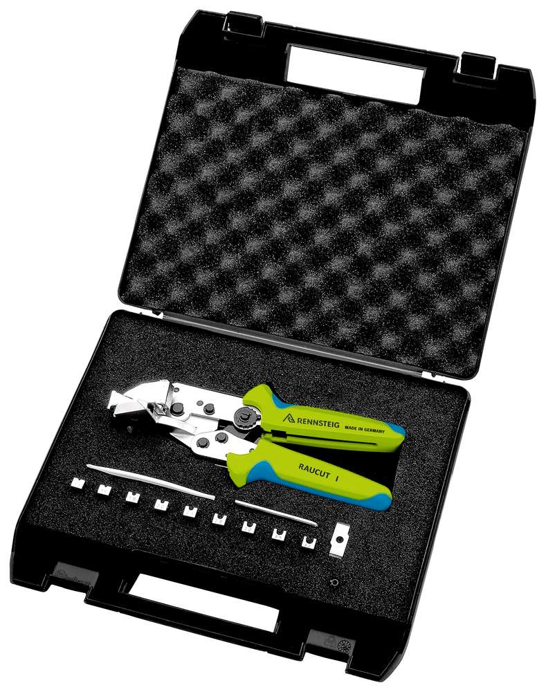 RAUCUT I im Kunststoffkoffer mit Bündeladerführung 1,8 / 2,0 / 2,4 / 2,8 / 3,0 / 3,5 / 4,2 mm