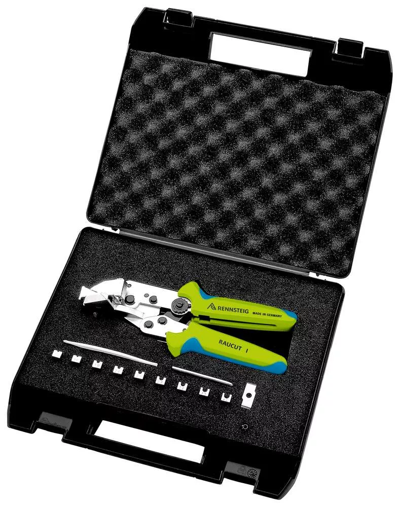 RAUCUT I im Kunststoffkoffer mit Bündeladerführung 1,8 / 2,0 / 2,4 / 2,8 / 3,0 / 3,5 / 4,2 mm