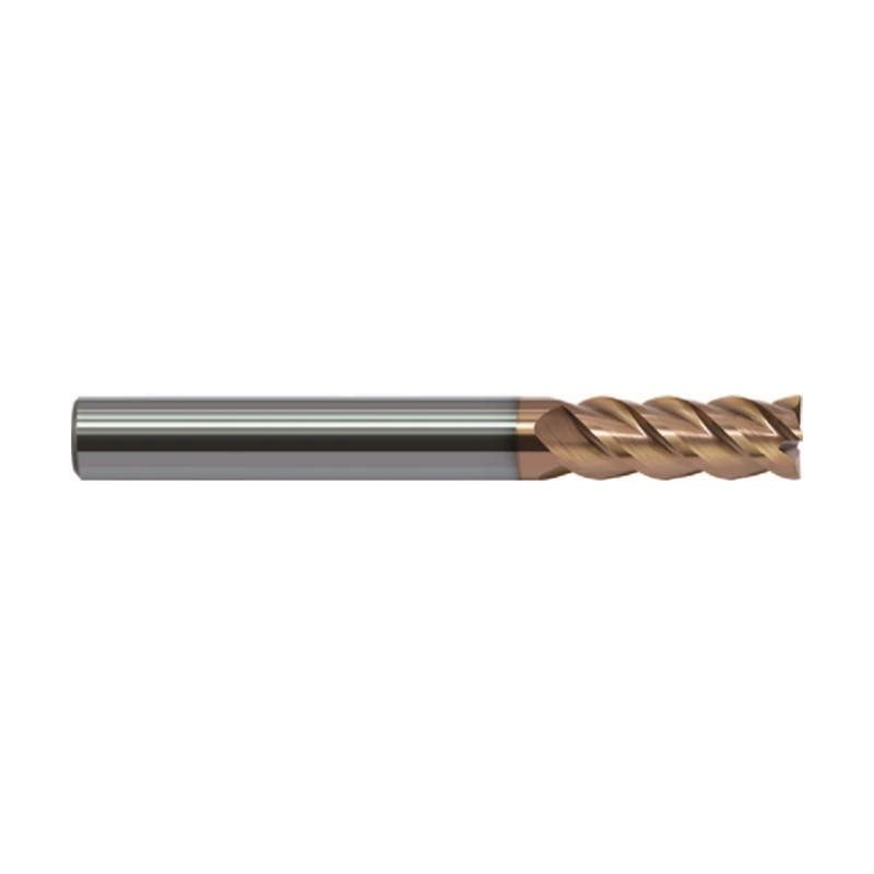 VHM-Fräser HM-4E-D3.5 KMG555 von ZCC Cutting Tools, 4 Schneiden, Durchmesser 3.5 mm, beschichtet, Schaft HA