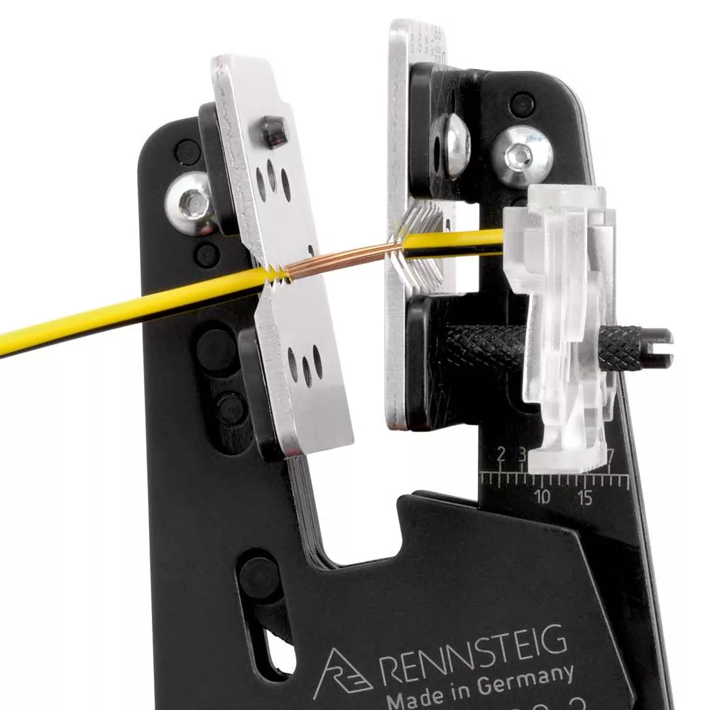 Abisolierzange für DIN-Litzenkabel 0,25 mm² / 0,75 mm² / 1,5 mm² / 2,5 mm² / 4,0 mm² / 6,0 mm²