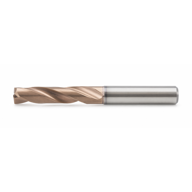 ZCC KDG305 180° Bohrer mit Durchmesser 20,00 mm, Länge 3xD, beschichtet und Schaft HA
