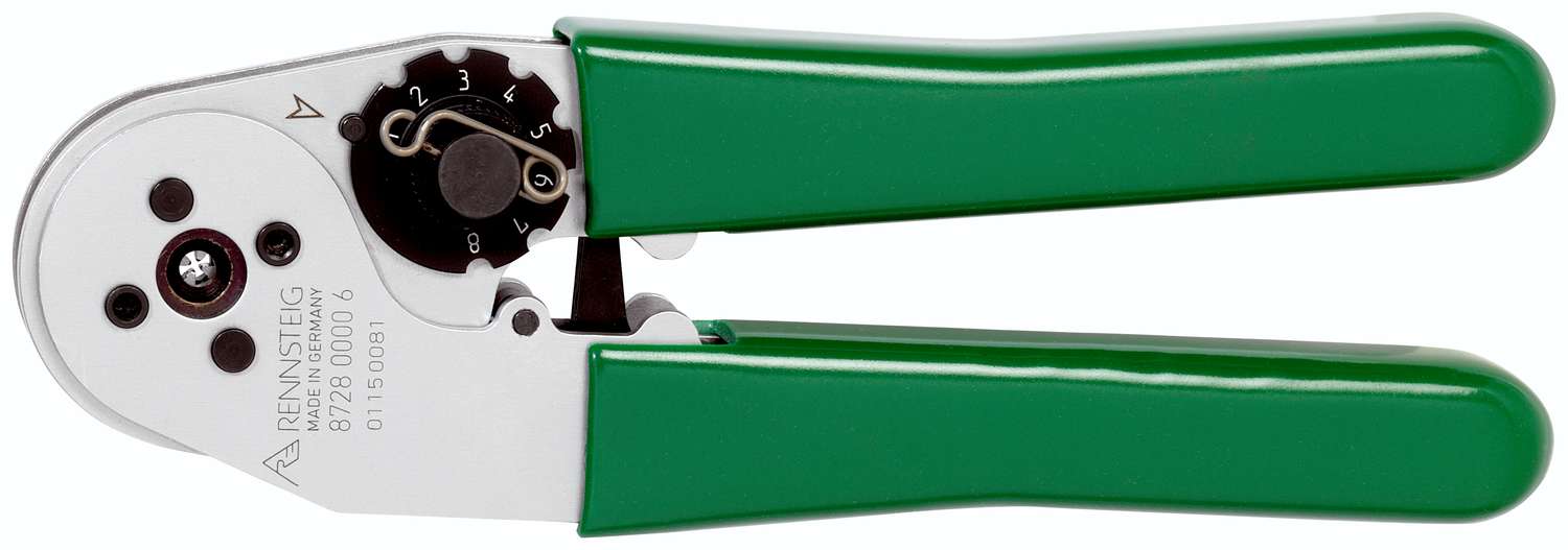 Vierdornzange SelectorCrimp für Luftfahrt-Kontakte 0,08 - 1,3 mm² / AWG 28 - 16