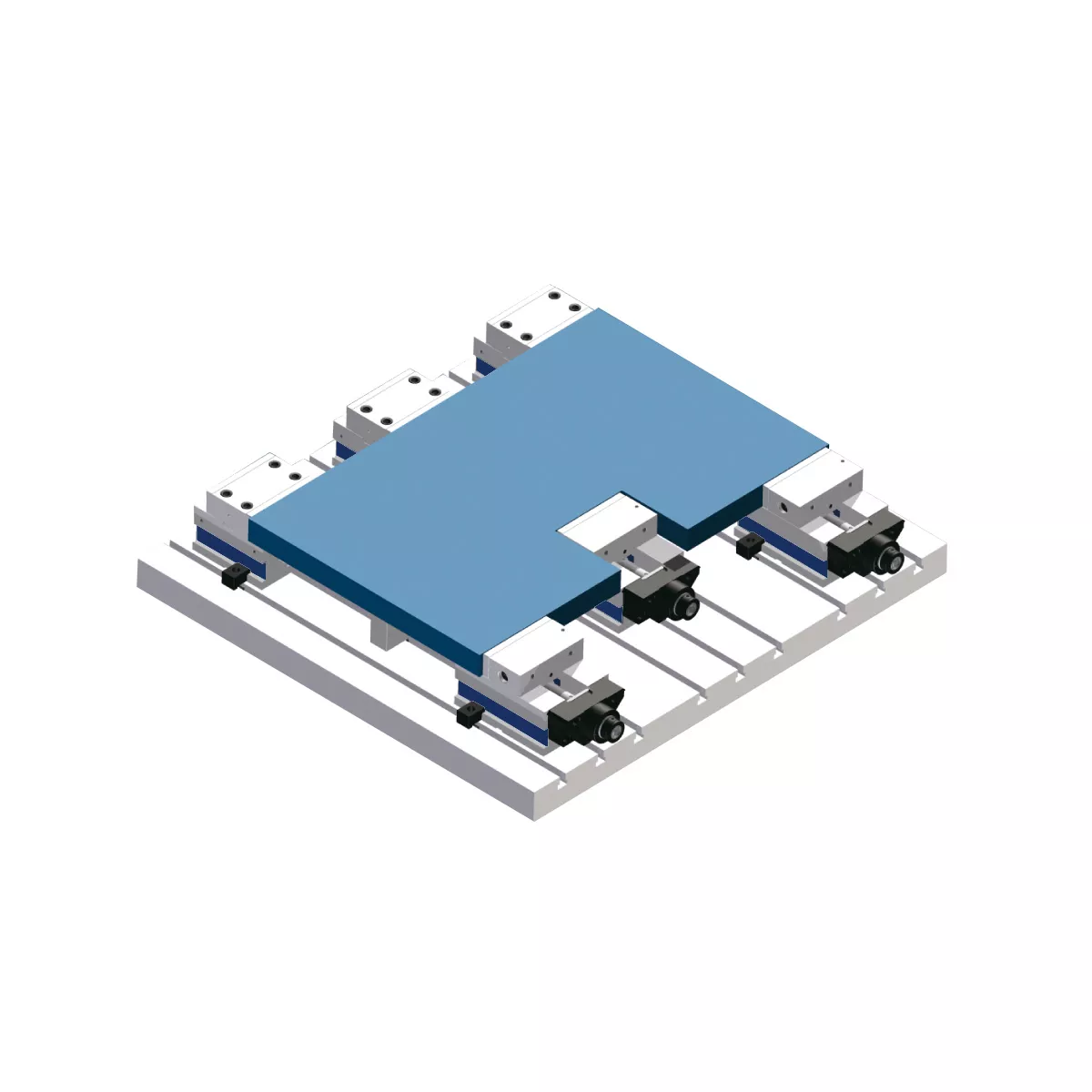 Präzisionsschraubstock AOM-200/HV mechanisch mit Spannkraftverstärker