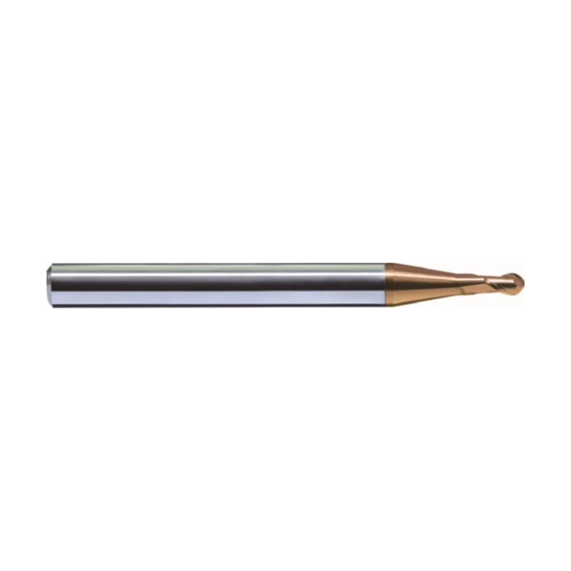 Kugelstiftfräser HM-2BP-R1.5-M16 KMG555 mit Durchmesser 1.5 und 2 Schneiden, mit HA Schaft und Beschichtung
