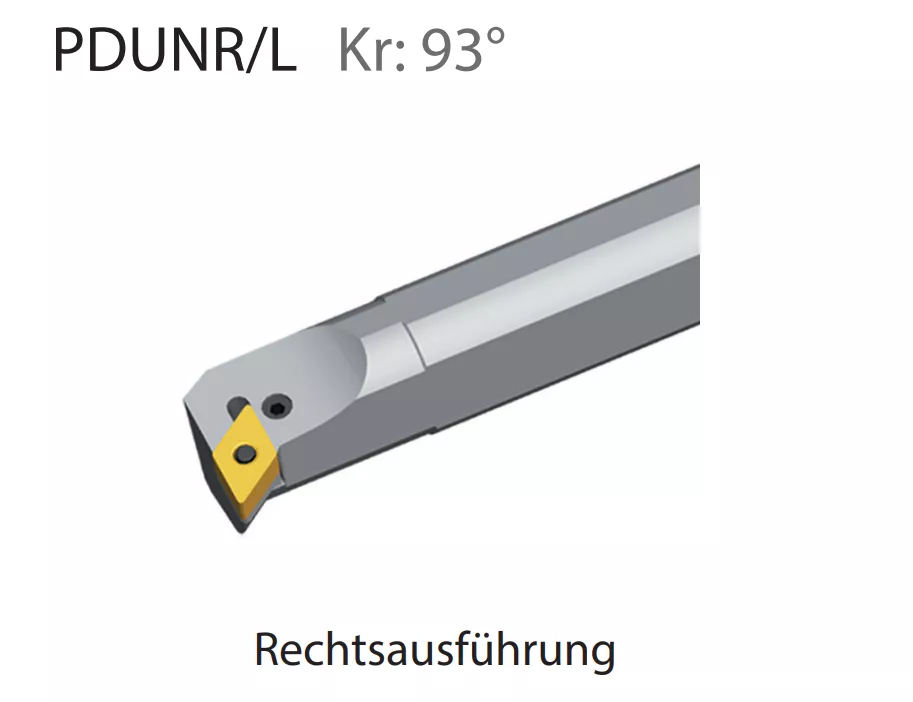 PDUNR/L Kr: 93° - DN** Platte