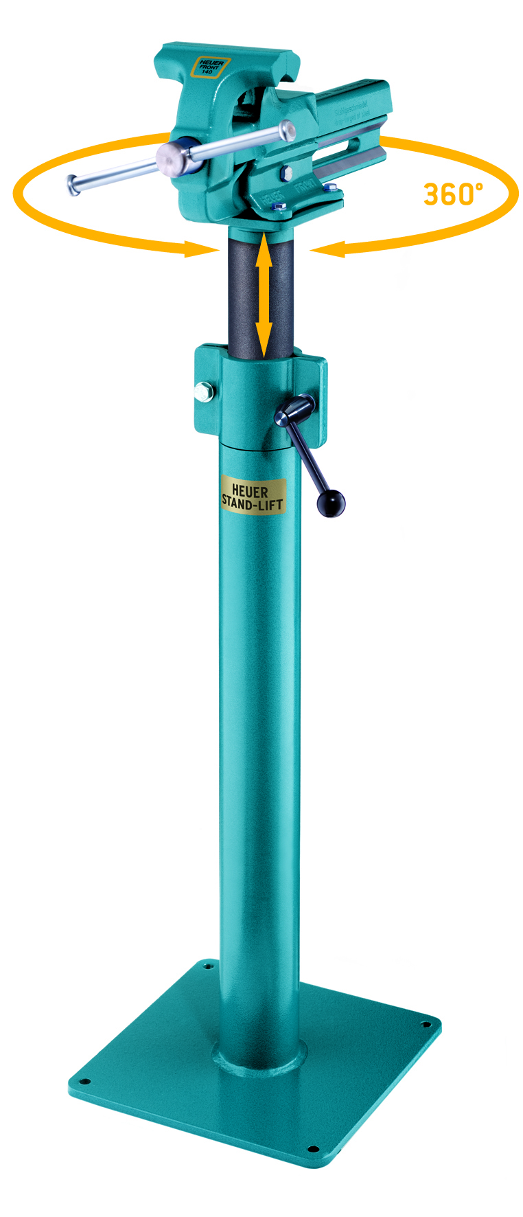 HEUER Stand-Lift zum Parallelschraubstock "HEUER", Größe 120 HEUER Stand-Lift zum Parallelschraubstock "HEUER", Größe 120