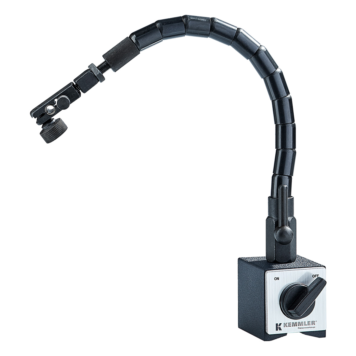 Magnet-Messstativ mit flexiblem Gliedarm