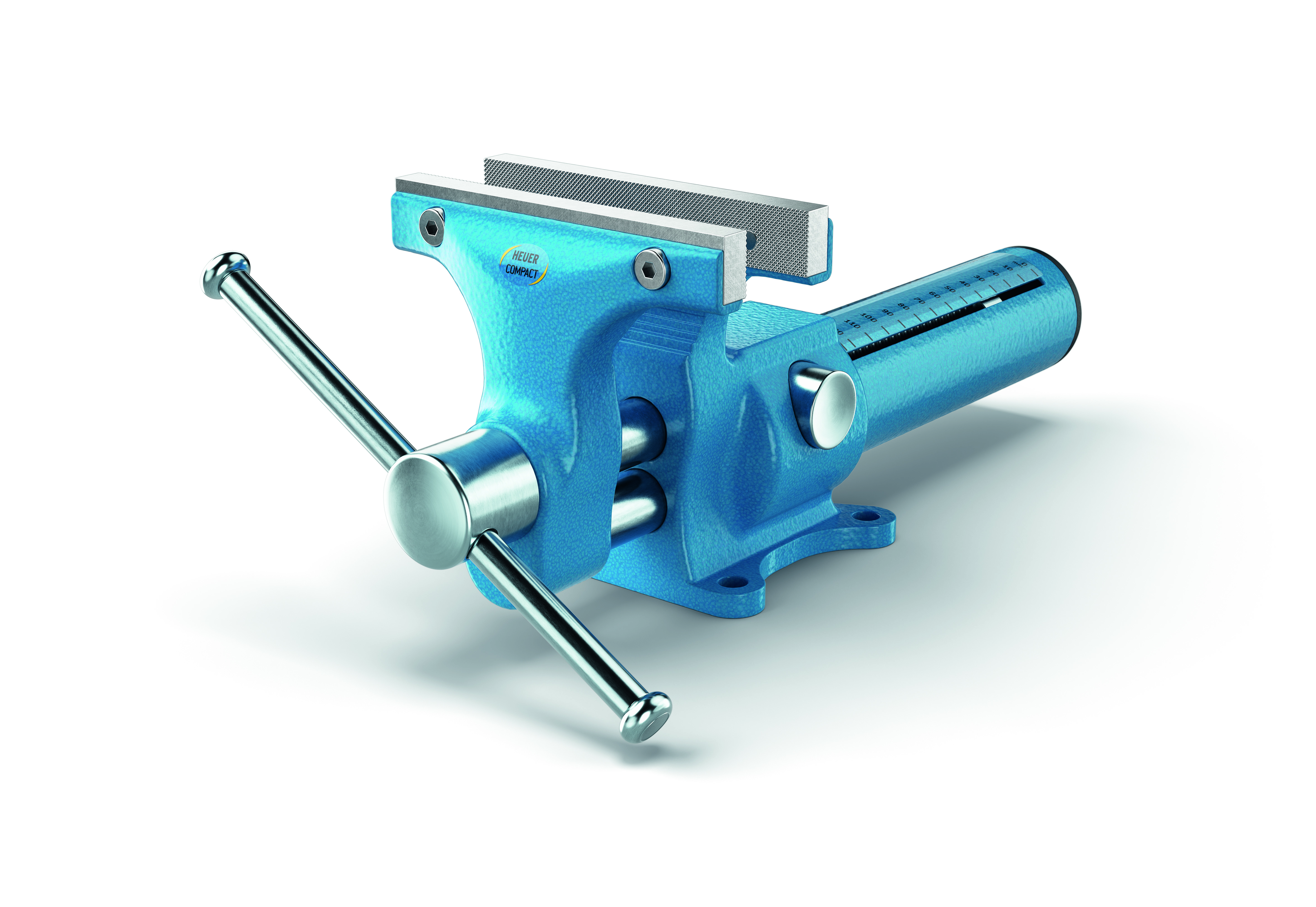 HEUER Compact Schraubstock, 120 mm Backenbreite