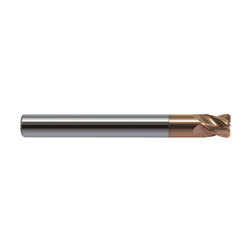 VHM-Fräser Ø 12.0 mm mit 4 Schneiden und Radius 2.0 mm, beschichtet, Schaft HA