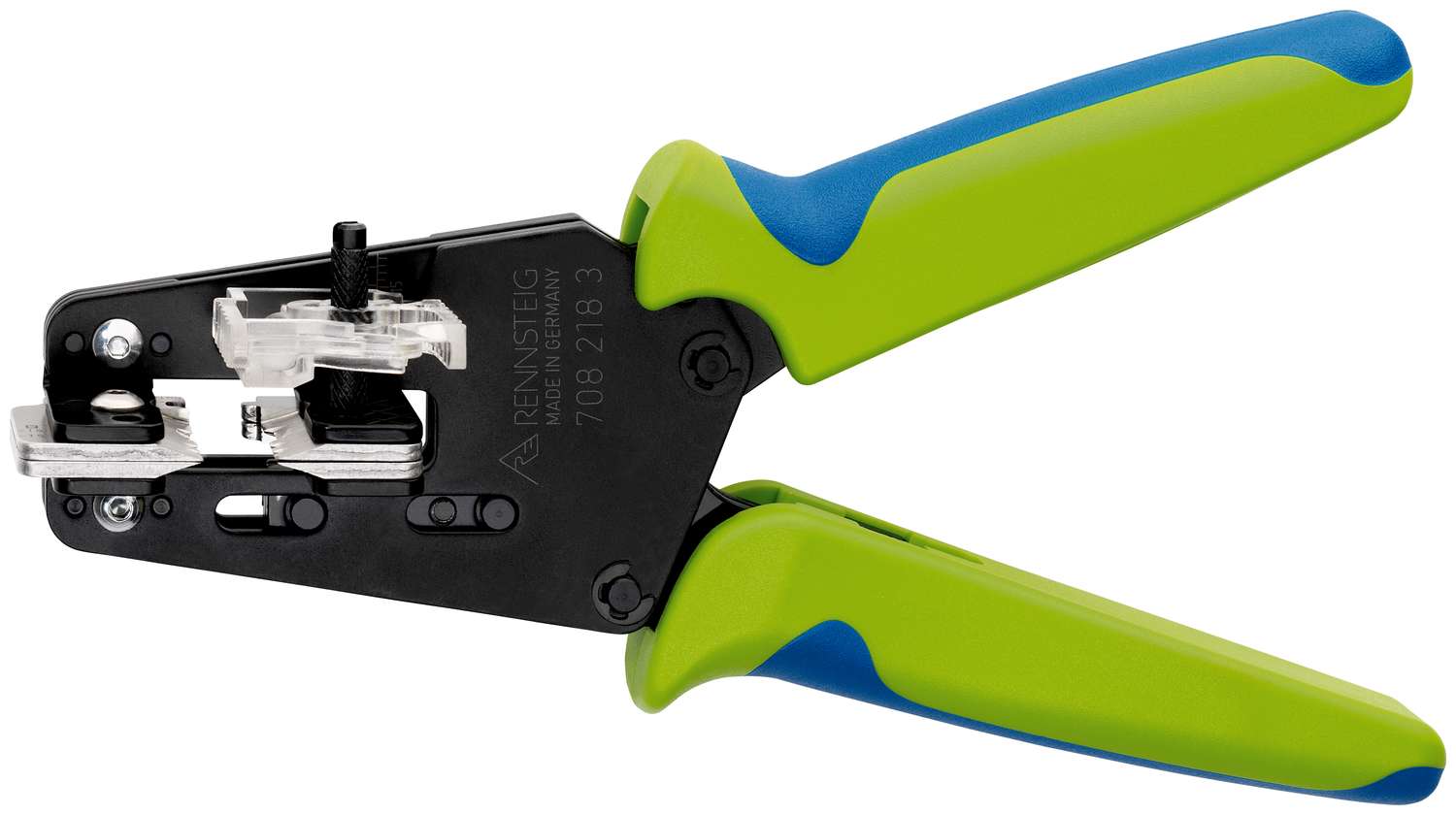 Abisolierzange für ASI-Bus Kabel, Außenmantel flach