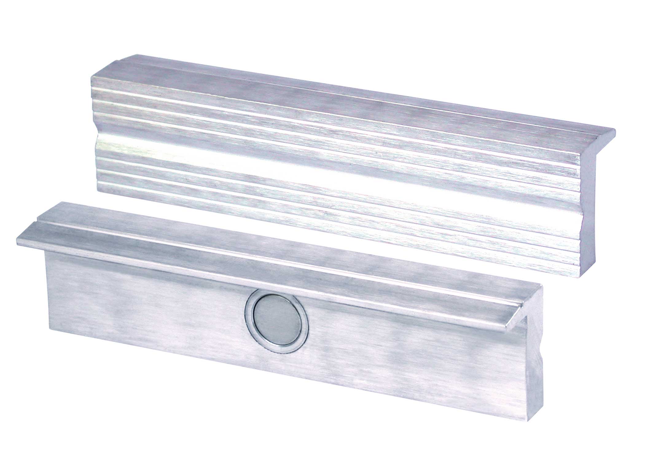 HEUER Schutzbacke Typ "N", Größe 125, aus Aluminium mit Rillen HEUER Schutzbacke Typ "N", Größe 125, aus Aluminium mit Rillen