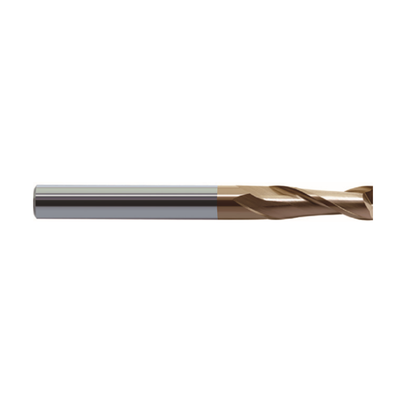 VHM-Fräser HM-2E-D1.5S KMG555 mit 2 Schneiden, Durchmesser 1,5 mm, beschichtet und mit HA-Schaft