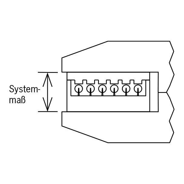 Parallelpresszange Systemmaß 14,8 mm