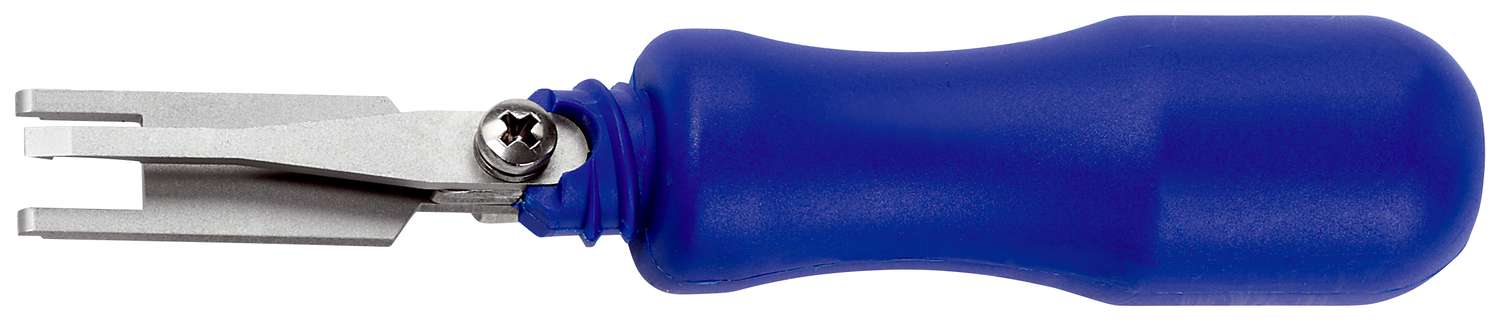 Entriegelungswerkzeug für Flachstecker 09745 mit Doppelklinge, Einstellmaß 4,9 mm