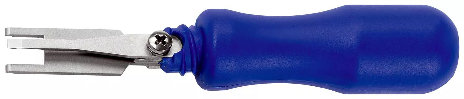 Entriegelungswerkzeug für Flachstecker 09745 mit Doppelklinge, Einstellmaß 4,9 mm