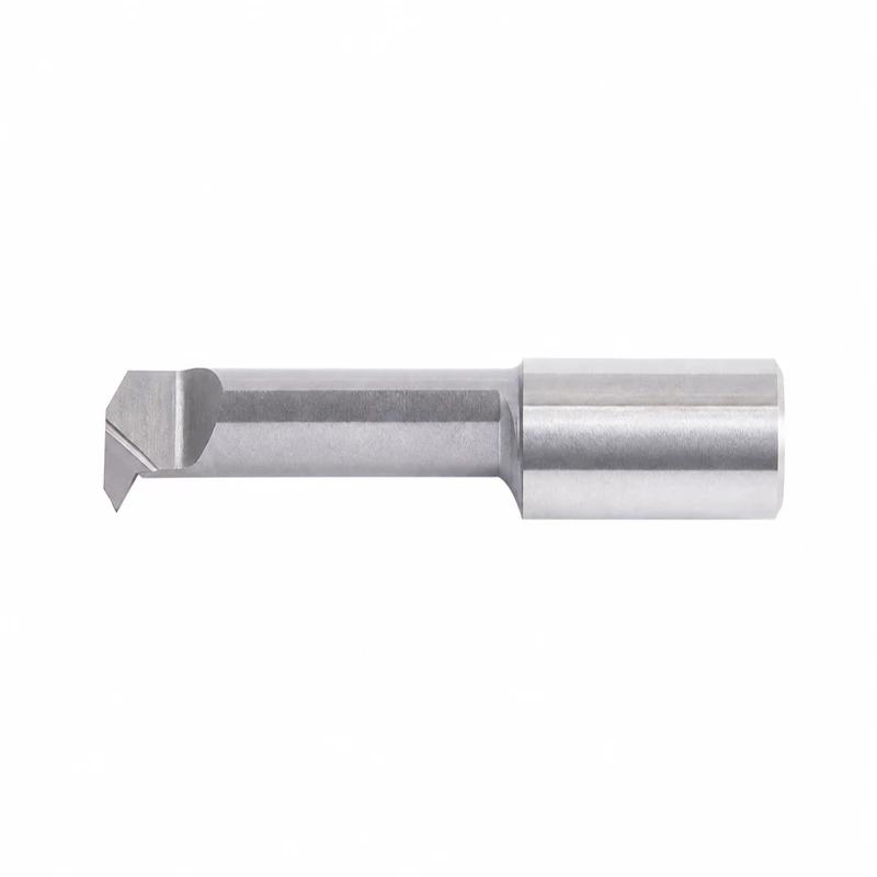 C1.5.50.21.010R YPG202 miniTURN-Ausdrehen mit 45° Fase, Durchmesser 5, Länge 21 mm, Radius 0,10 mm