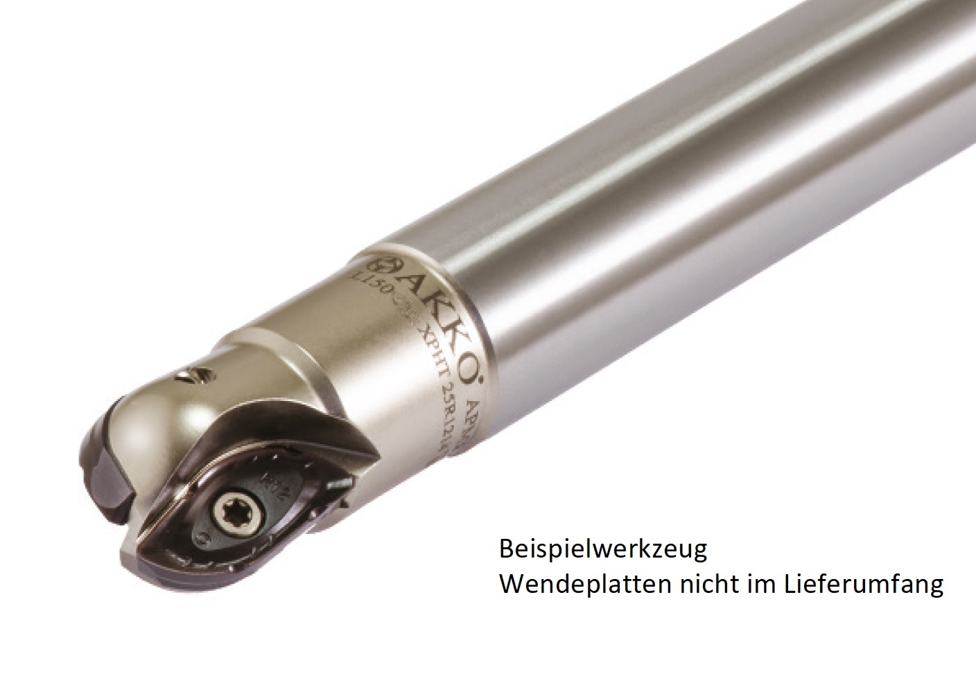 AKKO-Kugelkopierfräser für Wendeplatten, ø 16 mm, kompatibel mit ZCC XPHT 16R0803
Schaft-ø 16, ohne Innenkühlung