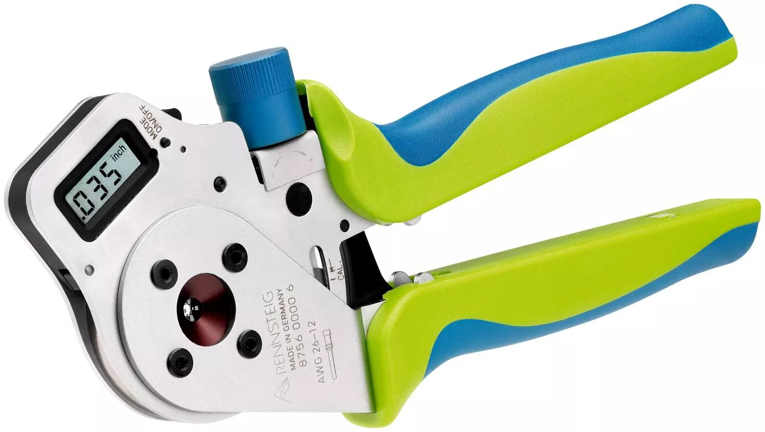 Vierdornzange DigiCrimp® für Luftfahrt-Kontakte 0,14 - 6,0 mm² / AWG 26 - 12