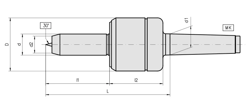 Holzbearbeitungsspitze TYP 123 SP 16×70 - SP