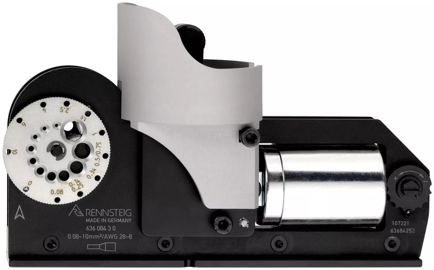 Aderendhülsencrimpeinheit, 0,08 - 10,0 mm² / AWG 28-8