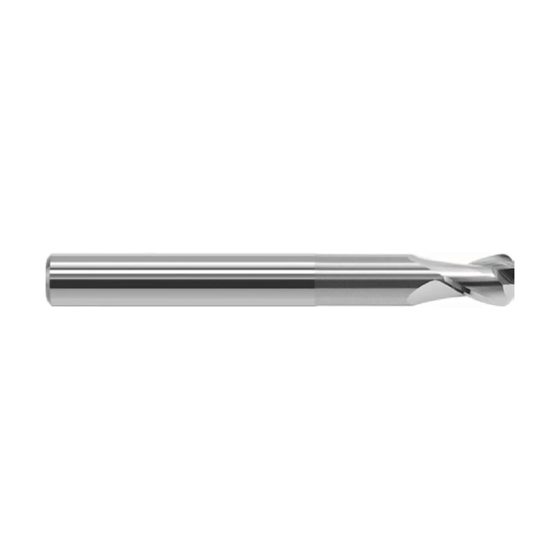 Aluminium-Fräser Ø 6.0 mm mit 2 Schneiden und Radius 1.0, Schaft HA, unbeschichtet