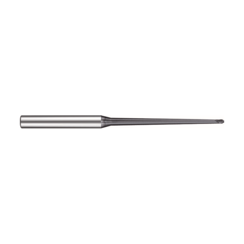 Kugelstiftfräser PM-2BC10-R2.0-M60 KMG405 von ZCC Cutting Tools mit R=2.0, Z=2, Schaft HA, beschichtet