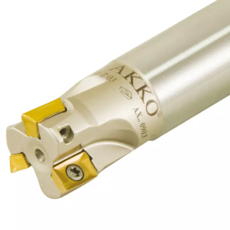 AKKO-Wendeplatten-Schaftfräser ø 14 mm, 90°, kompatibel mit Taegutec AX.. 602 Schaft-ø 12, ohne Innenkühlung, Z=3