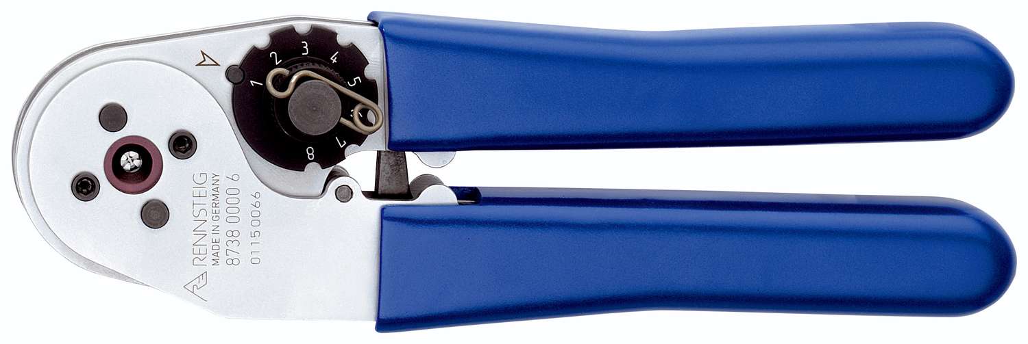 Vierdornzange SelectorCrimp für Luftfahrt-Kontakte 0,03 - 0,56 mm² / AWG 32 - 20 Vierdornzange SelectorCrimp für Luftfahrt-Kontakte 0,03 - 0,56 mm² / AWG 32 - 20