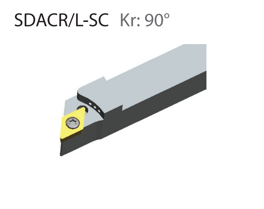 SDACR/L-SC Kr: 90° - DC** Platte