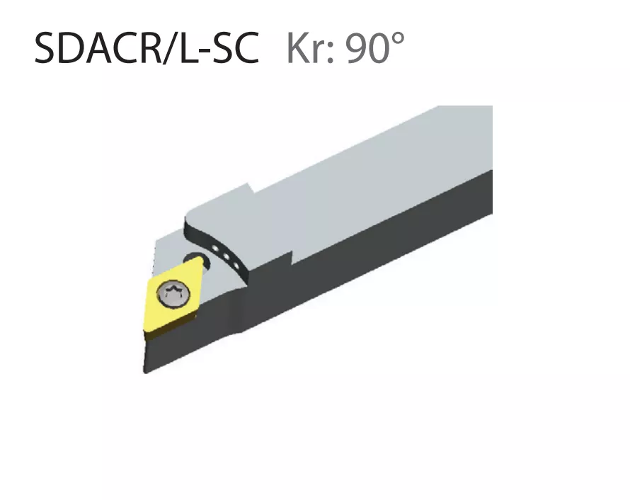SDACR/L-SC Kr: 90° - DC** Platte