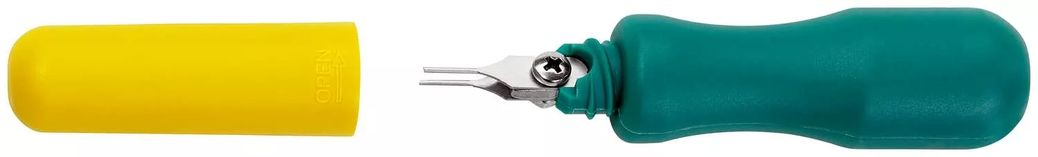 Entriegelungswerkzeug für Flachstecker 19719-0529 PI mit Doppelklinge 0,5 x 0,9 mm, Einstellmaß 2,9 mm