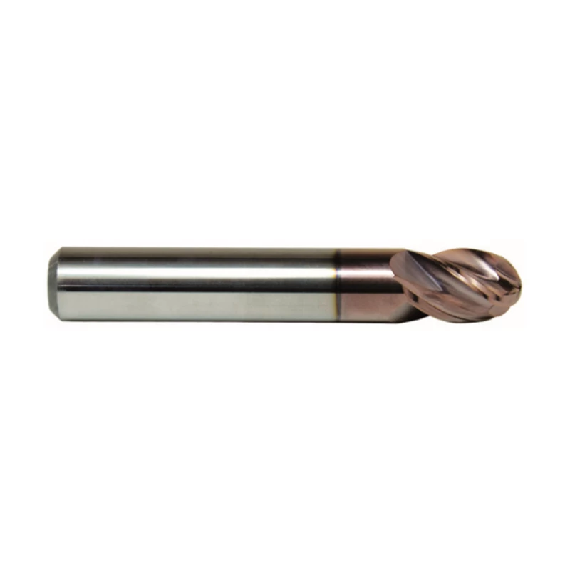 Kugelfräser TM-4B-R4.0 KMS405 mit Radius 4.0 mm, 4 Schneiden und beschichtetem Schaft HA