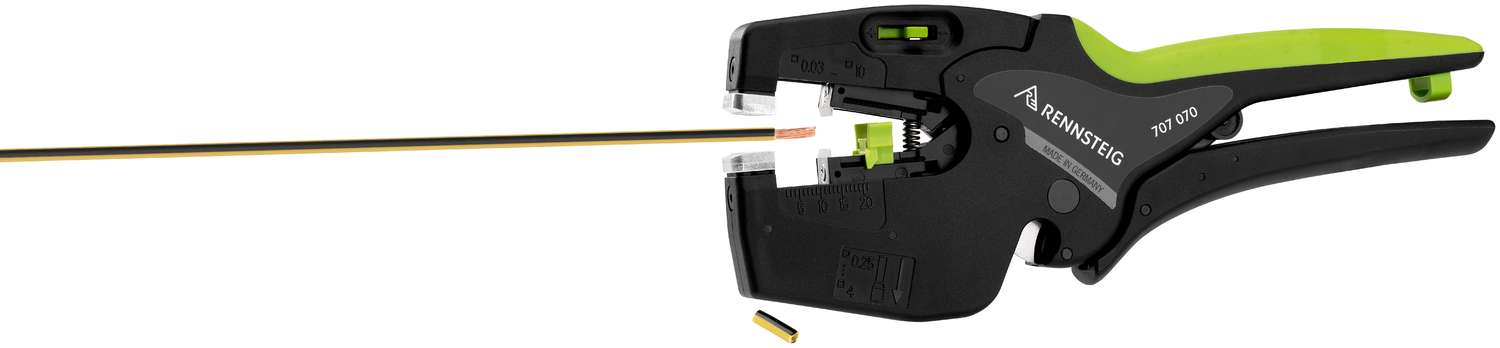 Multistrip® 10 plus, selbsteinstellende Abisolierzange 0,03 - 10,0 mm² mit Crimpfunktion