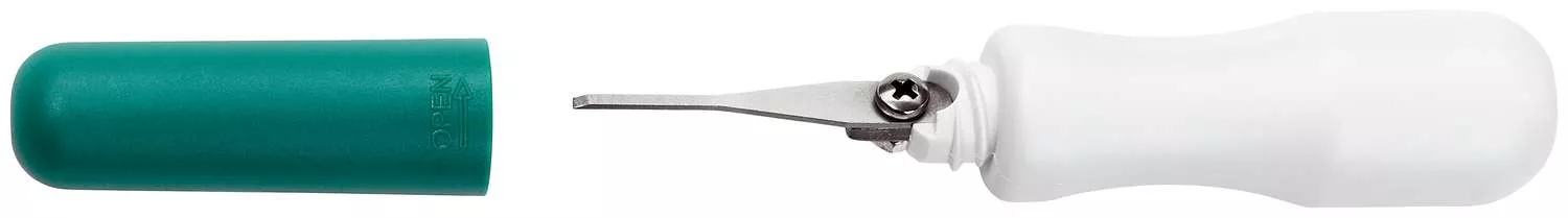 Entriegelungswerkzeug für Flachstecker 19729-10 E mit Einzelklinge 1,0 x 0,8 mm