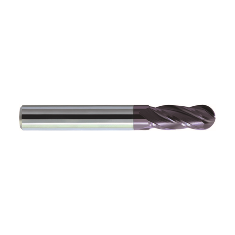 EPM-4B-R1.5 KMG406 Kugelfräser mit Radius 1.5, 4 Zähnen, HA-Schaft und Beschichtung