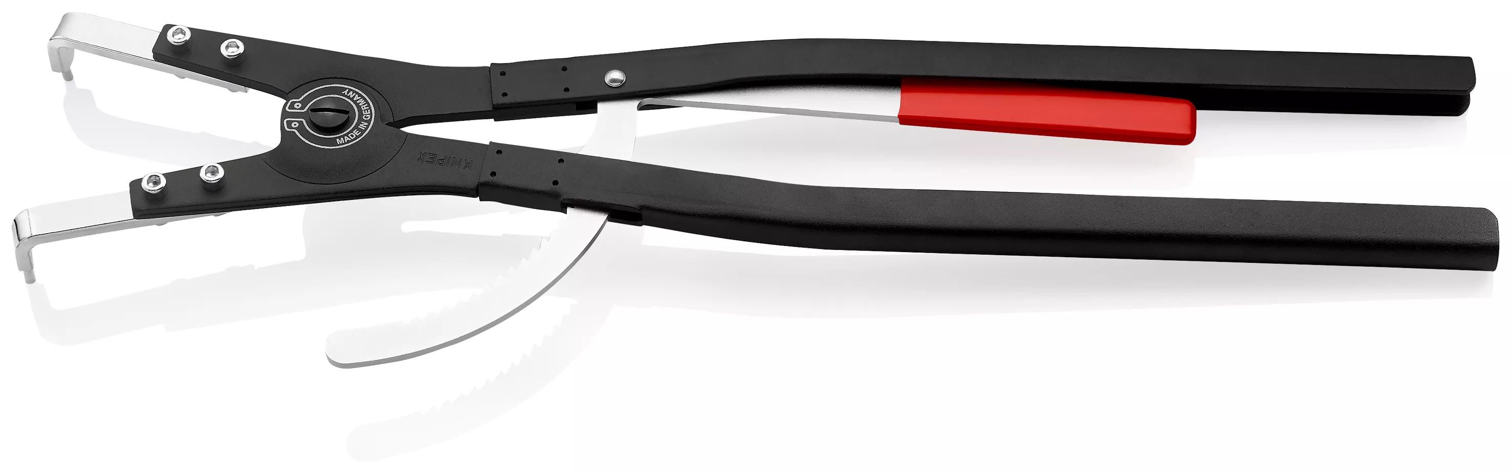 KNIPEX 46 20 A61 Sicherungsringzange für Außenringe auf Wellen schwarz pulverbeschichtet 580 mm