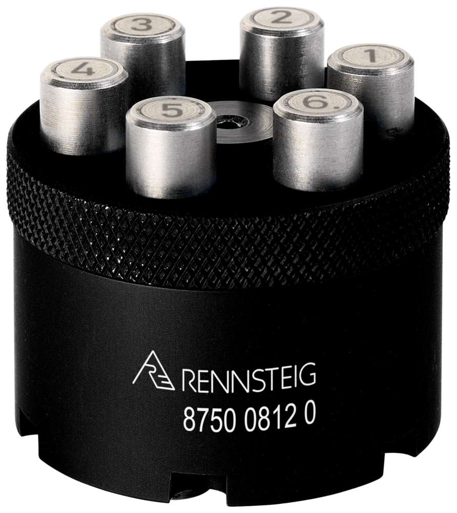 Stift-Kontaktaufnahme für Industrie-Kontakte, Intercontec M17/M23/M40, 6 Pin
