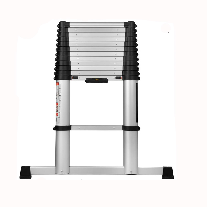 Teleskop-Anlegeleiter AHW–Compastep XL 3,8 m mit Quertraverse