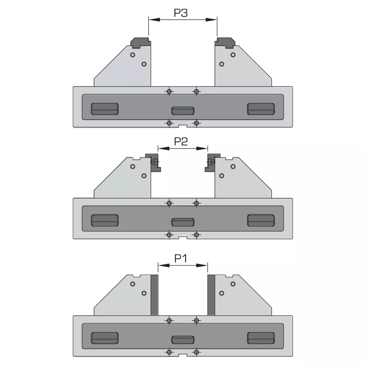 5-Achs Präzisionsschraubstock ALT-100M mechanisch