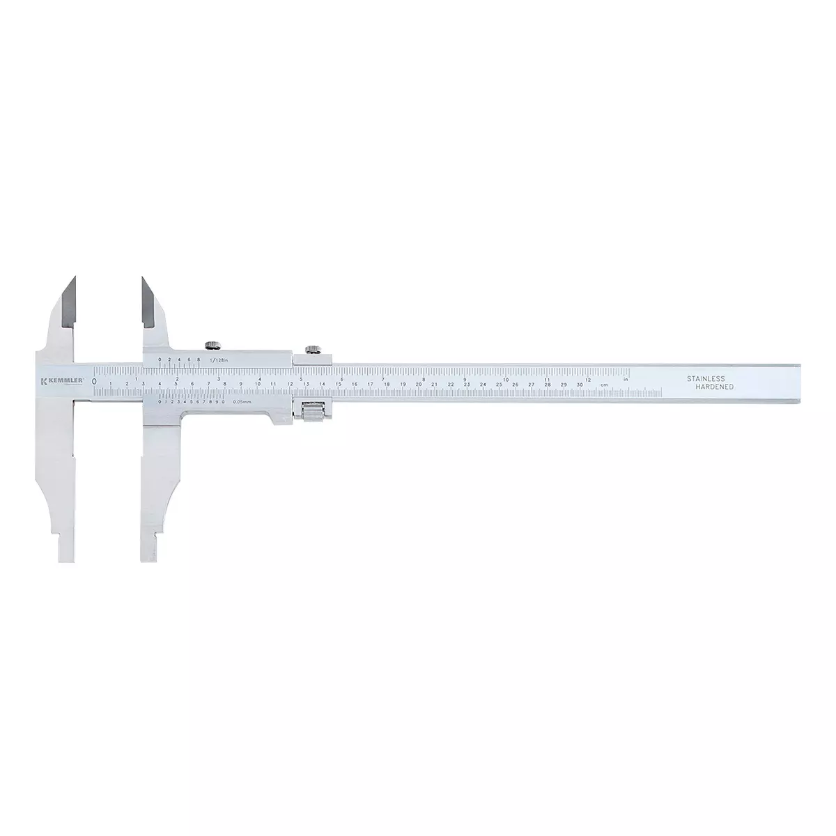 Werkstatt-Messschieber mit Messerspitzen und Feineinstellung Werkstatt-Messschieber mit Messerspitzen und Feineinstellung