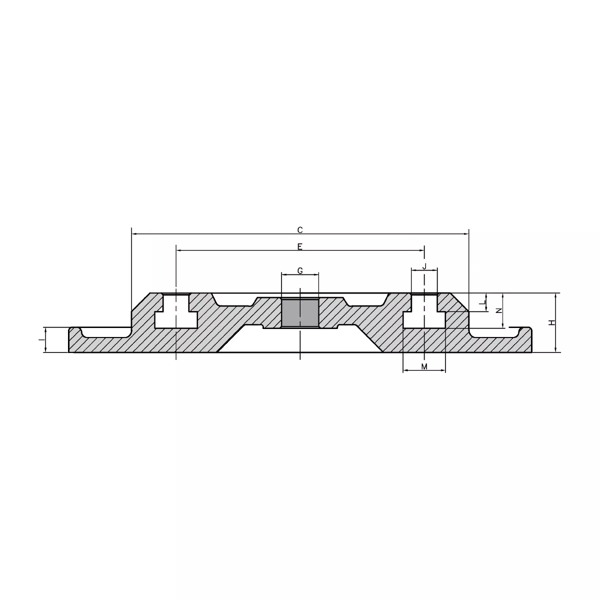 Drehplatte für Maschinenschraubstock HP-40