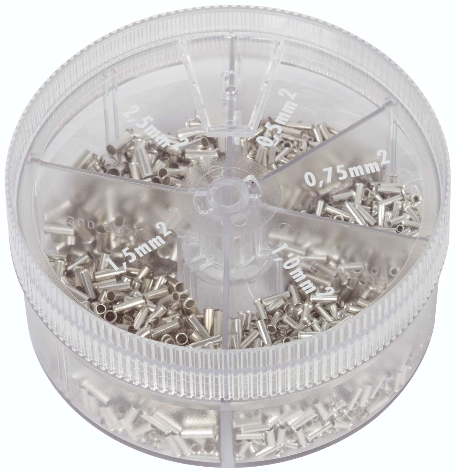 Sortimentsbox 3 mit unisolierten Aderendhülsen 0,50- 2,5 mm²
