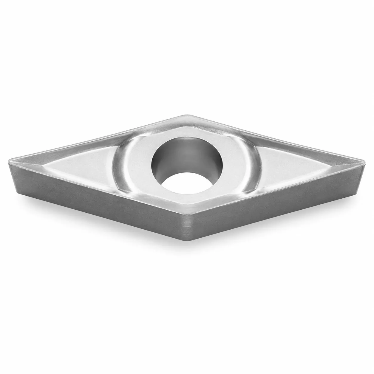 Wendeschneidplatte VCGX160404-LH YBG202 von ZCC Cutting Tools, positiv, für Drehanwendungen