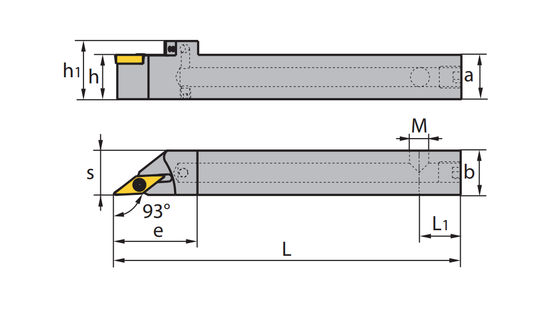 ZCC-CT ISO Klemmdrehhalter SVJCR/L-SC Kr: 93° Platte VC**