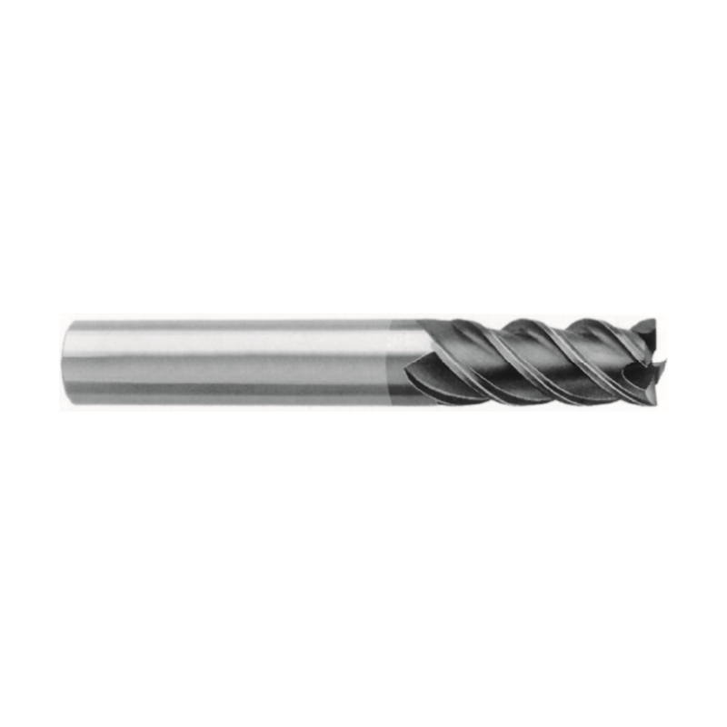 VHM-Fräser Ø 4 mm mit 4 Schneiden, beschichtet, Schaft HA von ZCC Cutting Tools