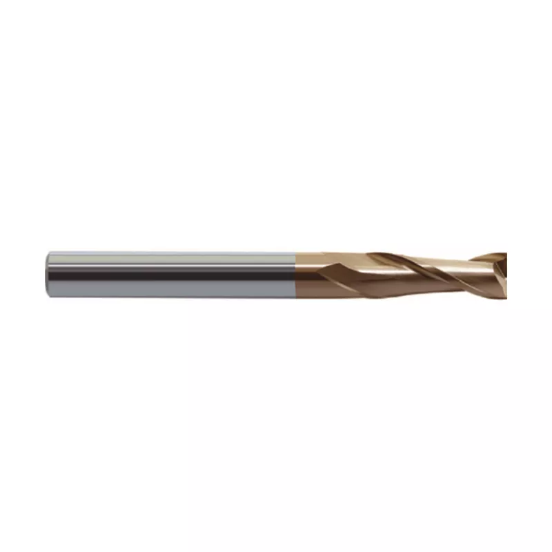 ZCC Cutting Tools HM-2E-D1.0 KMG555 VHM-Fräser mit 2 Schneiden und Ø 1.0 mm, beschichtet, Schaft HA