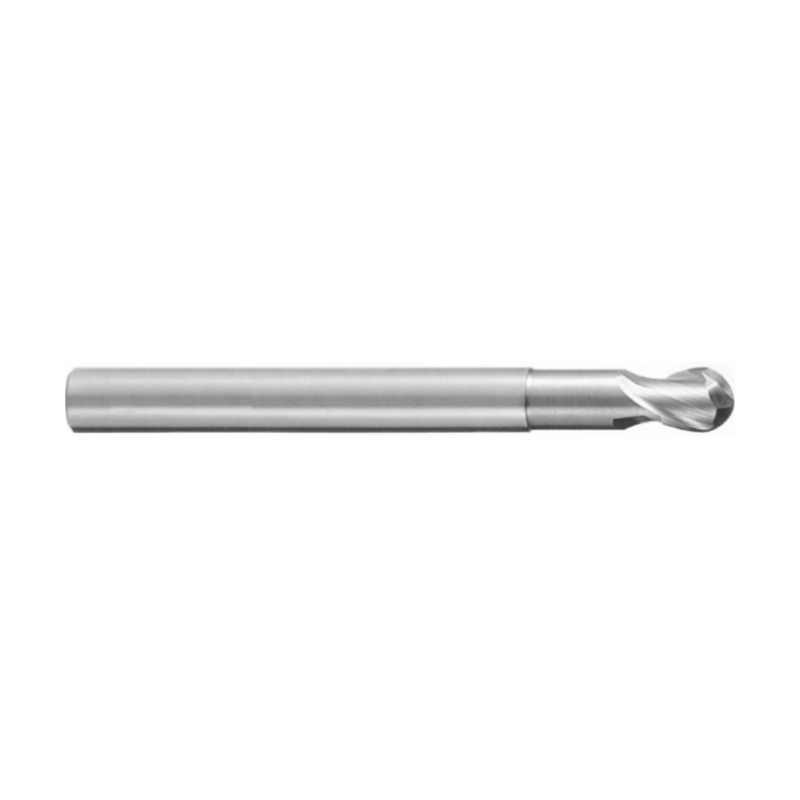 VHM-Fräser Ø 4.0 mm mit 2 Schneiden, Schaft HA, unbeschichtet von ZCC Cutting Tools